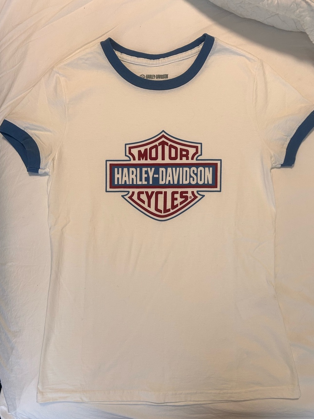 XS Harley T Shirt w Blue Details